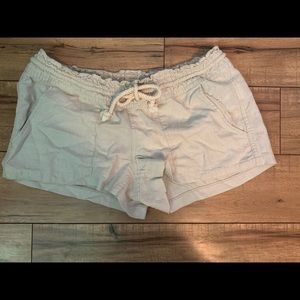 Rosy Cinch Waist Shorts